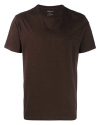 Мужская темно-коричневая футболка с круглым вырезом от Bellerose