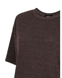 Мужская темно-коричневая футболка с круглым вырезом от Twenty Montreal