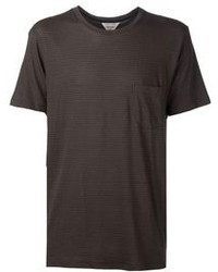 Мужская темно-коричневая футболка с круглым вырезом от Rag and Bone