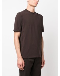 Мужская темно-коричневая футболка с круглым вырезом от Kired