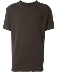 Мужская темно-коричневая футболка от Haider Ackermann