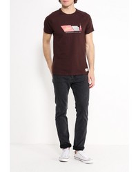 Мужская темно-коричневая футболка от Heritage