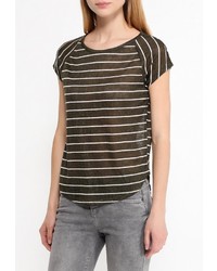 Женская темно-коричневая футболка от SPRINGFIELD