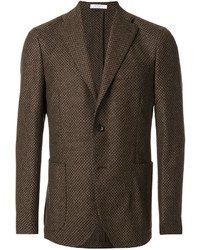 Мужская темно-коричневая шерстяная куртка от Boglioli