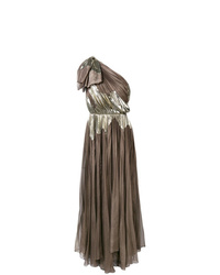 Темно-коричневое вечернее платье от Maria Lucia Hohan