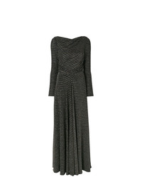 Темно-коричневое вечернее платье от Talbot Runhof