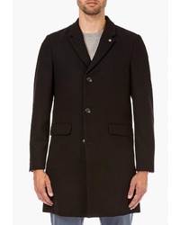 Темно-коричневое длинное пальто от Burton Menswear London