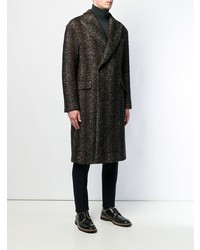 Темно-коричневое длинное пальто от Tagliatore