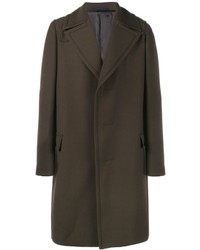 Темно-коричневое длинное пальто от Lanvin