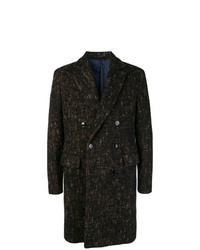 Темно-коричневое длинное пальто от Mp Massimo Piombo