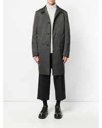 Темно-коричневое длинное пальто от Jil Sander