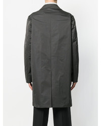 Темно-коричневое длинное пальто от Jil Sander