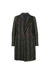 Темно-коричневое длинное пальто от Tagliatore