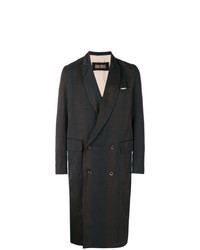 Темно-коричневое длинное пальто от Uma Wang