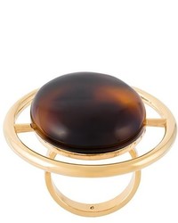 Темно-коричневое кольцо от Saint Laurent