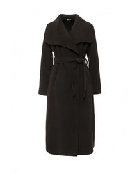 Женское темно-коричневое пальто от Aurora Firenze