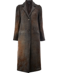 Женское темно-коричневое пальто от Avant Toi