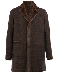 Мужское темно-коричневое пальто от Avant Toi