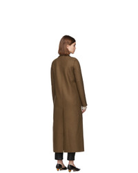 Женское темно-коричневое пальто от Harris Wharf London