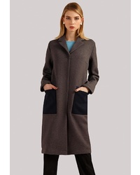 Женское темно-коричневое пальто от FiNN FLARE