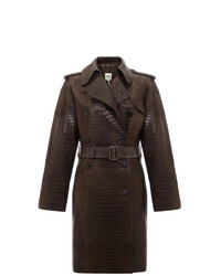 Женское темно-коричневое пальто от Hermès Vintage