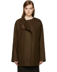 Женское темно-коричневое пальто от Isabel Marant