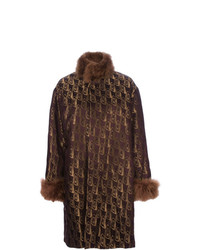 Женское темно-коричневое пальто от Jean Paul Gaultier Vintage