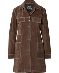 Женское темно-коричневое пальто от Marc Jacobs