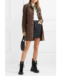 Женское темно-коричневое пальто от Marc Jacobs