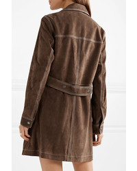 Женское темно-коричневое пальто от Marc Jacobs