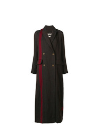 Женское темно-коричневое пальто от Uma Wang