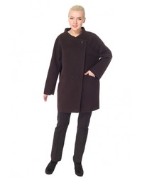 Женское темно-коричневое пальто от Спартак