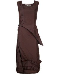 Темно-коричневое платье от Comme des Garcons