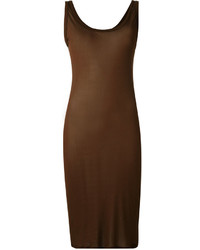 Темно-коричневое платье от Givenchy
