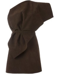 Темно-коричневое платье от Jacquemus