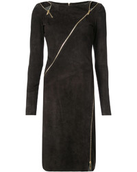Темно-коричневое платье от Jitrois