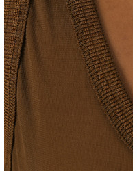 Темно-коричневое платье от Givenchy