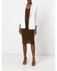 Темно-коричневое платье от Givenchy