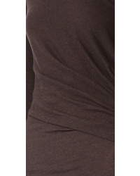 Темно-коричневое платье от Enza Costa