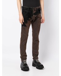 Мужские темно-коричневые бархатные джинсы от DSQUARED2
