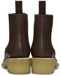 Темно-коричневые ботильоны от A.P.C.