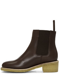 Темно-коричневые ботильоны от A.P.C.