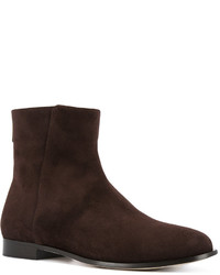 Темно-коричневые ботильоны от Jimmy Choo