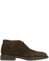 Темно-коричневые ботинки дезерты от Doucal's