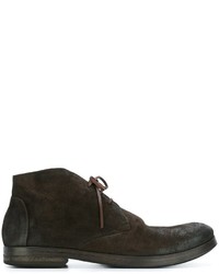 Темно-коричневые ботинки дезерты от Marsèll