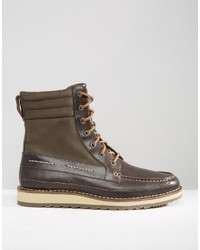 Мужские темно-коричневые ботинки от Sperry