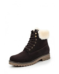 Женские темно-коричневые ботинки от Keddo