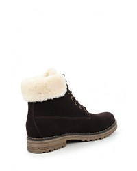 Женские темно-коричневые ботинки от Keddo