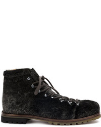Мужские темно-коричневые ботинки от Premiata