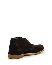 Мужские темно-коричневые ботинки от Selected Homme
